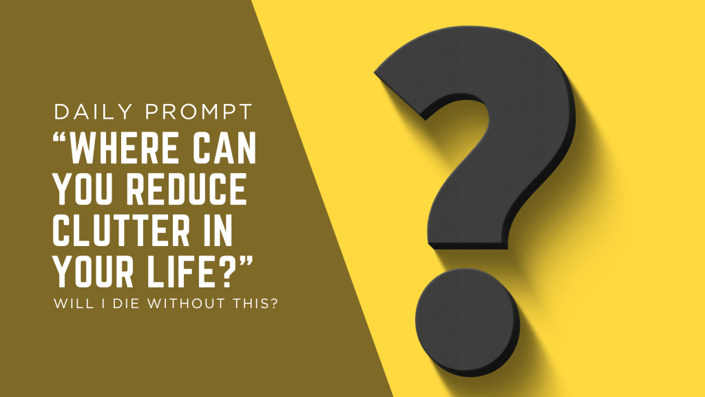 Will I Die Without&nbsp;This?